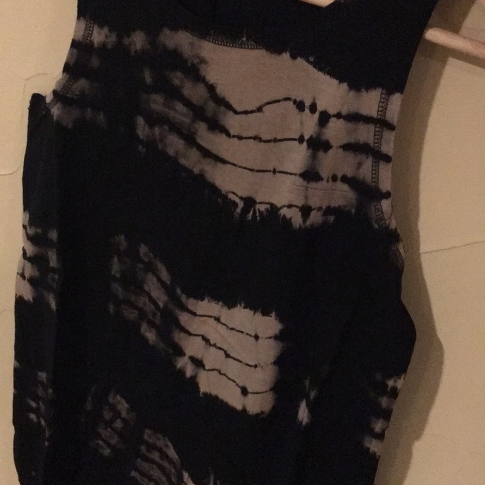 Mocha and Black Tie Dye Dress - Picture 5 of 5